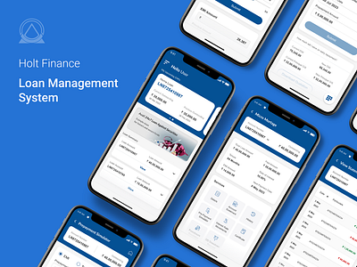 Banking & Finance - Loan Management System app branding business design illustration landing design logo mobile multipurpose ui