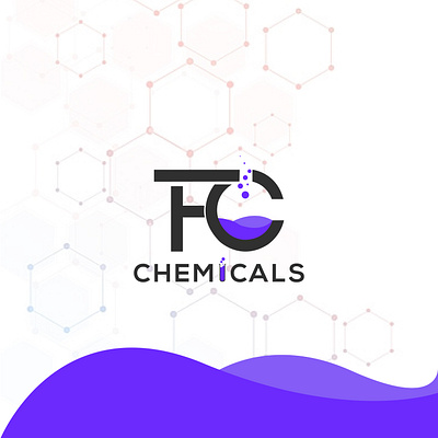 FC Chemical Logo abstract branding c chemical corporate corporate identity creative f fc iconic logo innovation letter logo logo maker minimal science symbolic logo template logo