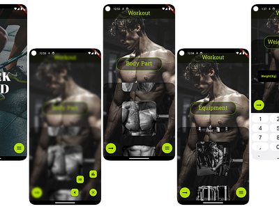 WORKOUT APP - FLUTTER UI android flutter ui variablz