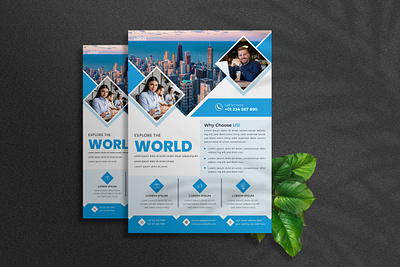 Business flyer design corporate flyer graphic design