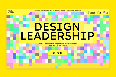 Design Leadership Webinar Series branding creative leadership design leaders future london academy graphic design identity leadership vibrant video game webinars