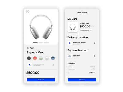 Shopping Cart - Rather Unusual Design Studio app branding design typography ux