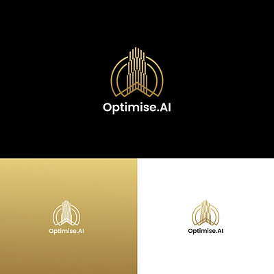 Optimise.AI Logo Design app branding design graphic design logo logo design optimise.ai typography vector