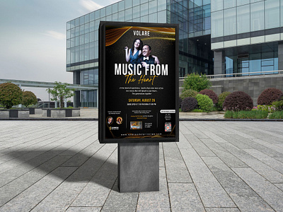 Music Concert Poster concert poster flyer graphic design music invite party invite photo editing poster vector
