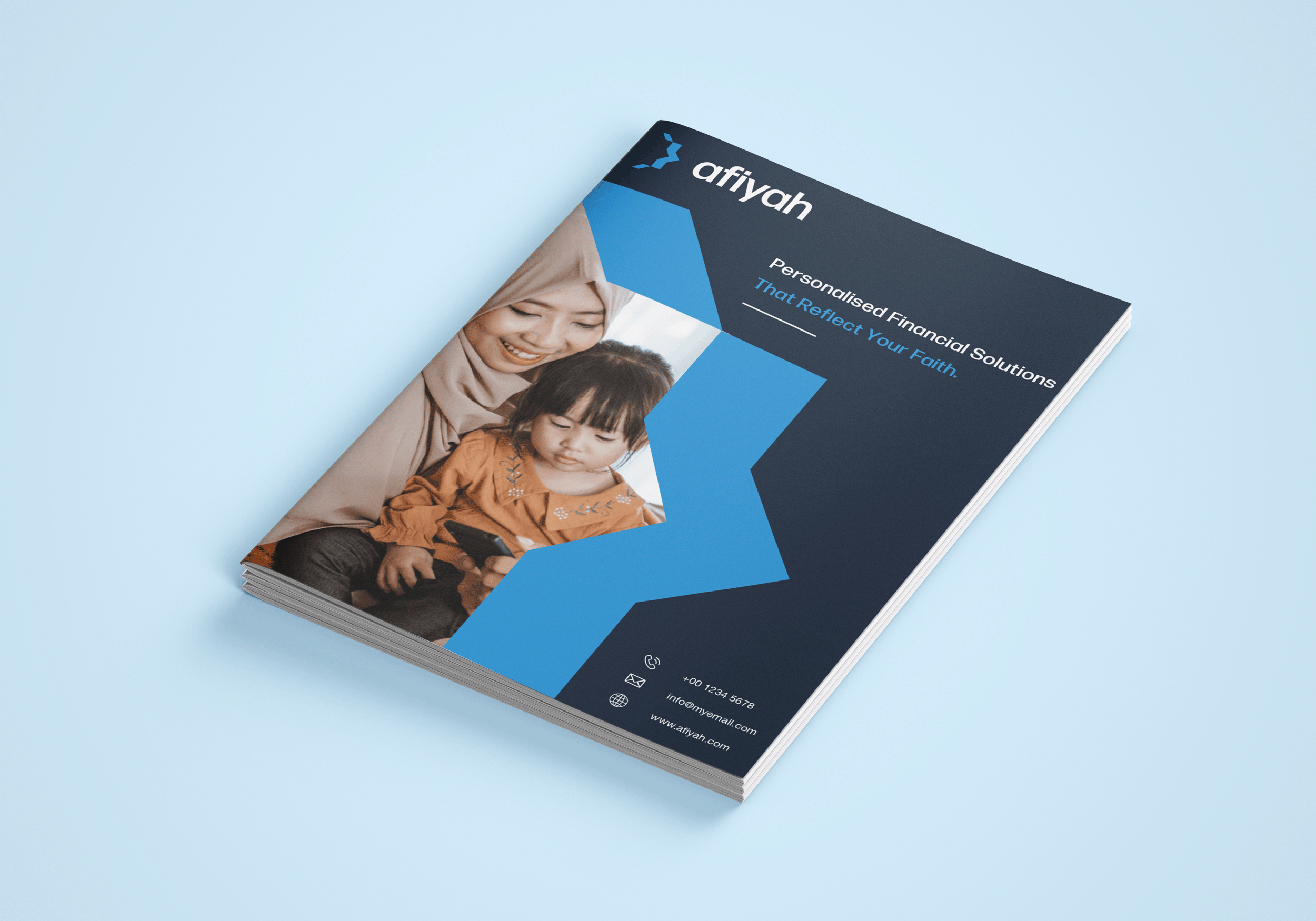 Brochure Design - afiyah booklet branding brochure brochure design flyer graphic design