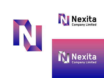 Nexita logo branding company custom design graphic design logo programming vector