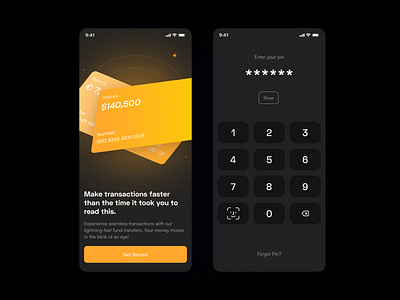 Finance Mobile App app design graphic design mobile product ui ux