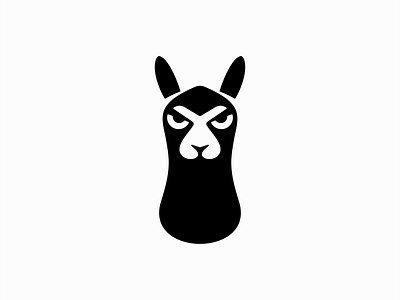 Llama Logo animal branding cartoon character cute design emblem icon illustration llama logo mark minimalist original pet simple sports unique vector zoo