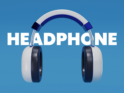 HEADPHONE | 3D Blender 3d 3d blender branding esport graphic design headphone miniature