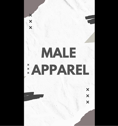 Men's Apparel Video Design apparel art cloths design designinspiration fashion fashiongraphic graphic design graphics social media