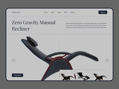 Zero Gravity Manual Recliner Website app chair design furniture web