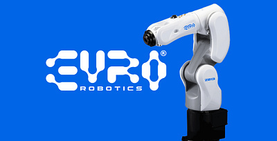"EURO ROBOTICS" brand idenity branding design graphic design illustration logo robotics typography ui ux vector