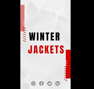 Frozen Finesse: Winter Jacket Graphic art cloths designinspiration fashion fashiongraphic graphic design graphics jacket social media graphics winter