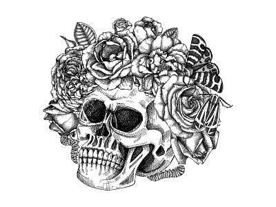 Vector Halloween sketches & designs character digital art floral graphic design halloween hand drawn illustration sketch skull vector