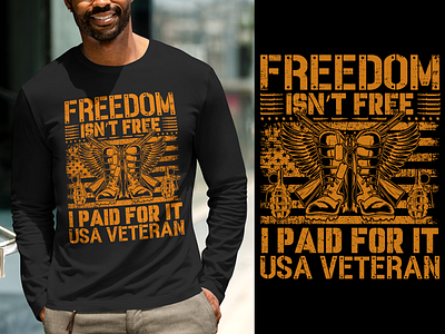 VETERAN T-SHIRT DESIGN airforce america apparel army branding clothing design fashion graphic design hoodie illustration logo marines military navy usa usarmy veteran veterans veteransday