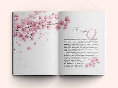 Cherry Blossom Design book design editorial design formatting graphic design illustration layout page design page layout typesetting typography