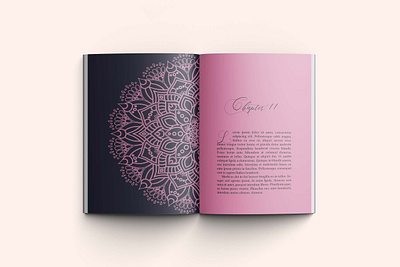 Pink Mandala Design book design editorial designe formatting graphic design illustration layout page design page layout typesetting typography