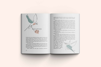 Birds - One Line Art Design book design editorial design formatting graphic design illustration layout page design page layout typesetting typography
