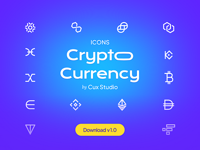 Crypto Currency Icons - Download for Free blockchain coin crypto crypto currency currency icons download flat icons icon icon illustration icondesign iconography iconpack icons illustration line icons stroke icons token ui vector icons web icons