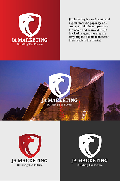 JA Marketing Agency logo adobe branding graphic design illustrator logo photoshop ui vector