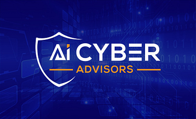 AI CYBER ADVISOR LOGO app applogo crypto cryptologo cyber design graphic design logo minimal minimalistlogo security