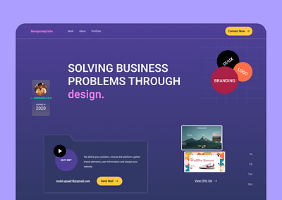 Website Design - Designing Info design figma ui uxdesign webs