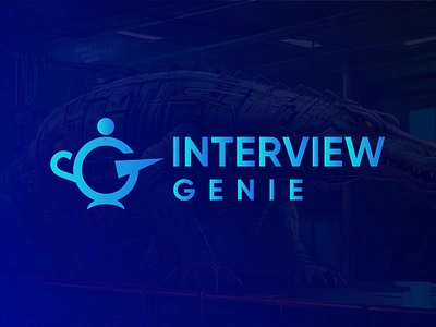 INTERVIEW GENIE LOGO app applogo crypto cryptologo design graphic design illustration minimal minimalistlogo