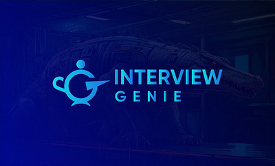 INTERVIEW GENIE LOGO app applogo crypto cryptologo design graphic design illustration minimal minimalistlogo