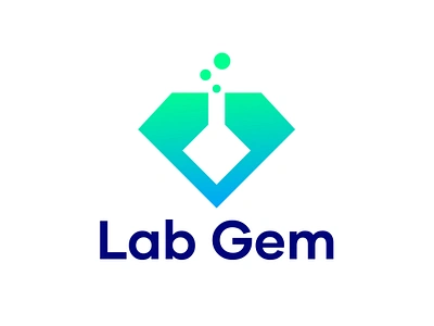 LAB GEM LOGO app applogo crypto cryptologo design graphic design logo minimal minimalistlogo