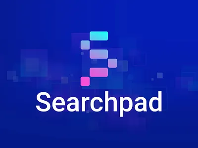 SEARCHPAD LOGO app applogo crypto cryptologo design graphic design illustration logo minimal minimalistlogo