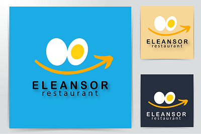 eleansor restaurant logo branding design graphic design illustration logo min typography ux vector
