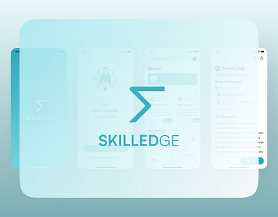 SkillEdge-Job Searching Portal app art branding dailyui design flat illustration logo logo design minimal minimalistic ui user interface ux vector