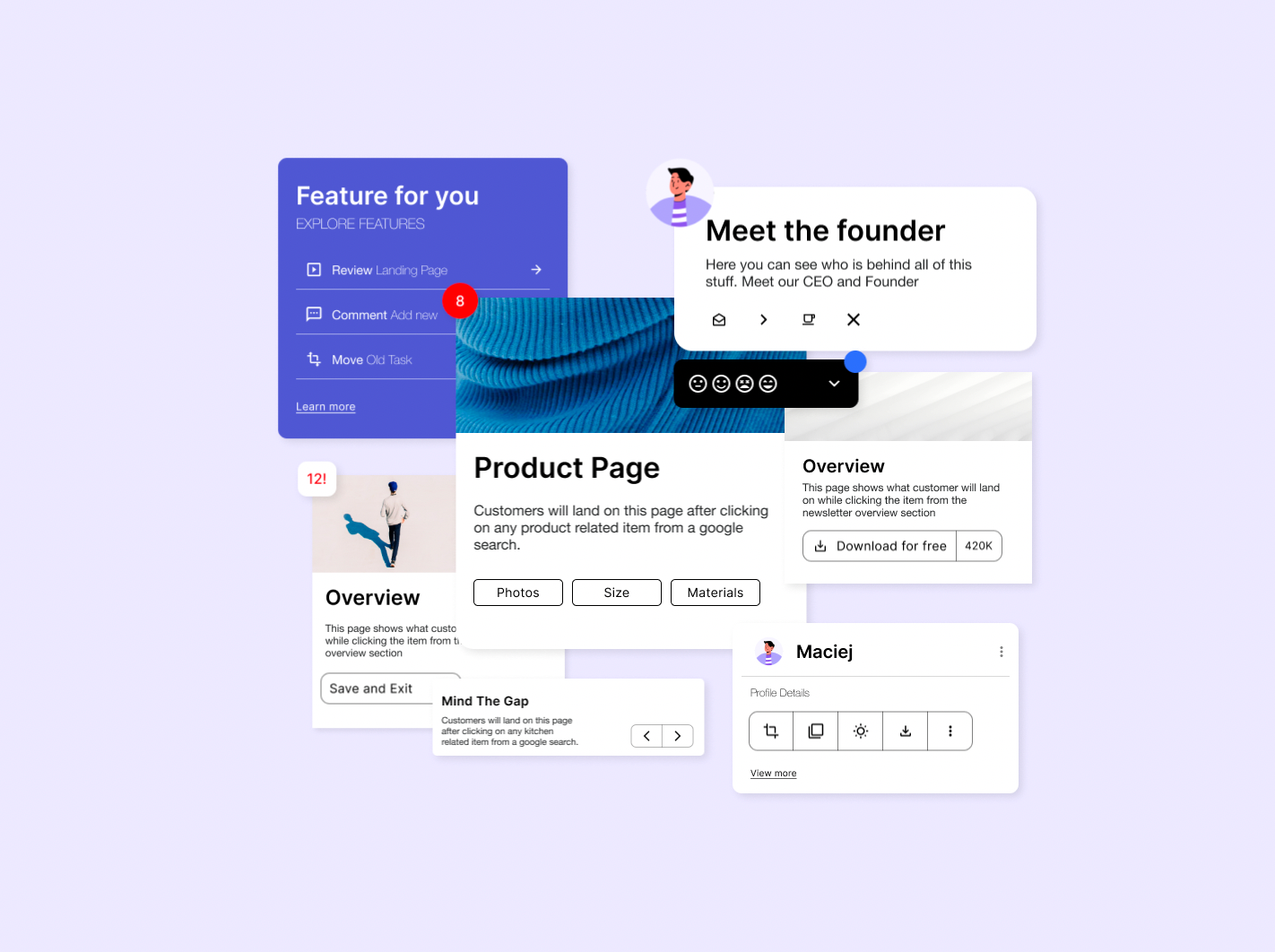 Behind the Scenes: Crafting Intuitive Interfaces animation branding design flat illustration minimal typography ui website