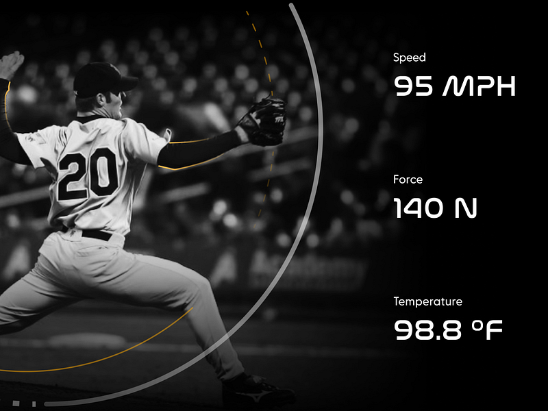 Nextiles baisball branding data digital design graphic design metrics sports ui vector