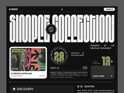 SABADAG. Header Exploration agency agency landing page agency website business creative agency digital agency header landing page protfolio services ui web website