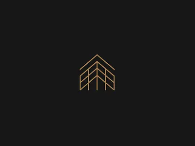 Forest house logotype branding design graphic design illustration logo typography vector