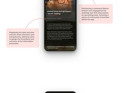 Inshorts Redesign graphic design