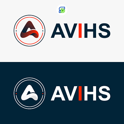 AVIHS: Where Monogram Elegance Meets Gradient Innovation 💎🎨 branding logo typography vector