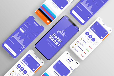 UI KIT for banking system app application ui