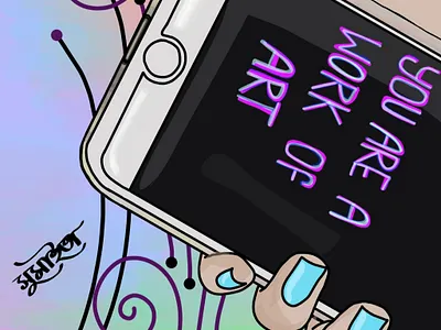 You are a work of art graphic design