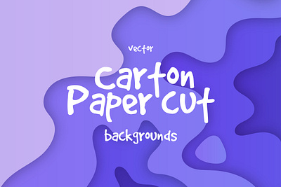Cardboard Paper-Cut Shape Backgrounds abstract background cartoon colorful flat funny illustration minimalist origami paper cut papercut vector wallpaper waves wavy