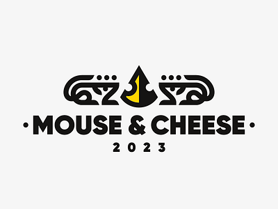 Mouse & Cheese concept design illustration logo mouse