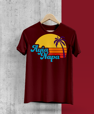 Ayia Napa - Cyprus Holiday Tee design fashiondesign graphic design holiday tee illustration t shirt typography vector