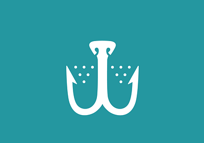 Seal Logo. app branding design fishing graphic design hook illustration logo logotype seal vector