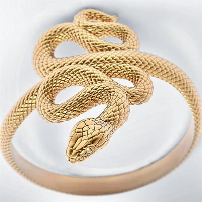 Snake ring 3d design