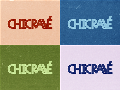 CHICRAVE Logo Design branding design graphic design logo polygraphy vector