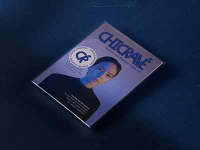 CHICRAVE Magazine design branding design graphic design logo polygraphy vector