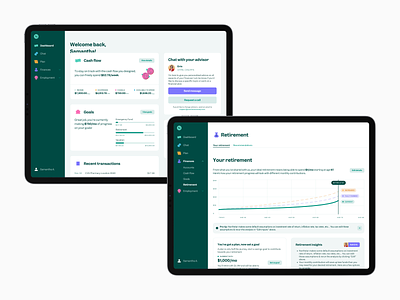 Northstar: Financial wellness for the 100% banking dashboard desktop fintech mobile product design ui ux