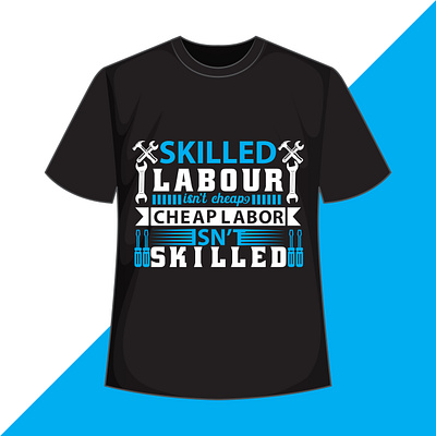 Labor day t -shirt design motion graphics worker