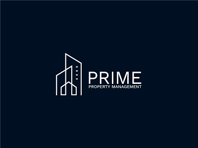 Prime - Property Management Logo and Brand Design 🎨 branding building design graphic design house logo logo design property